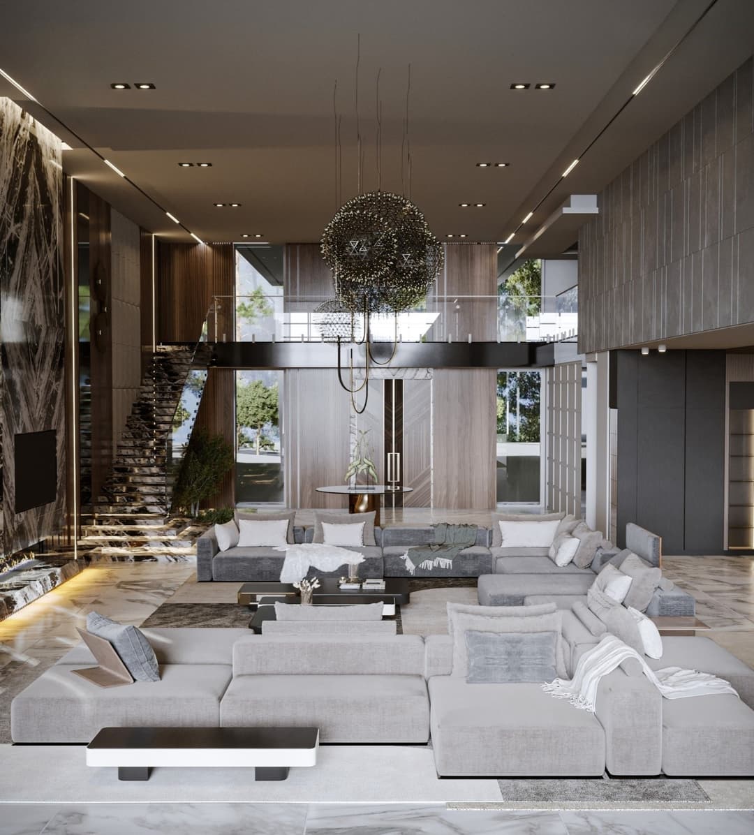 AI-powered luxury home architecture rendering - Versailles Luxury Homes DFW