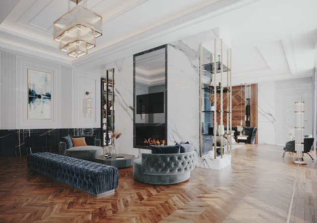 Generative AI luxury architectural design concept - Versailles Luxury Homes DFW