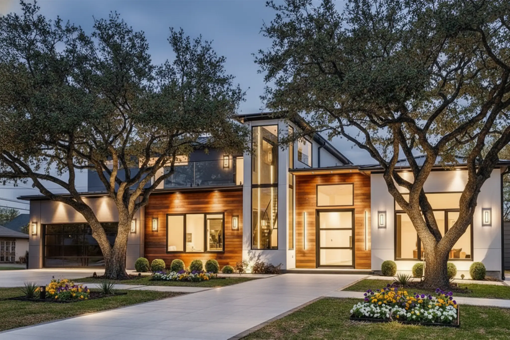 Transitional luxury custom home from the Versailles Luxury Homes portfolio